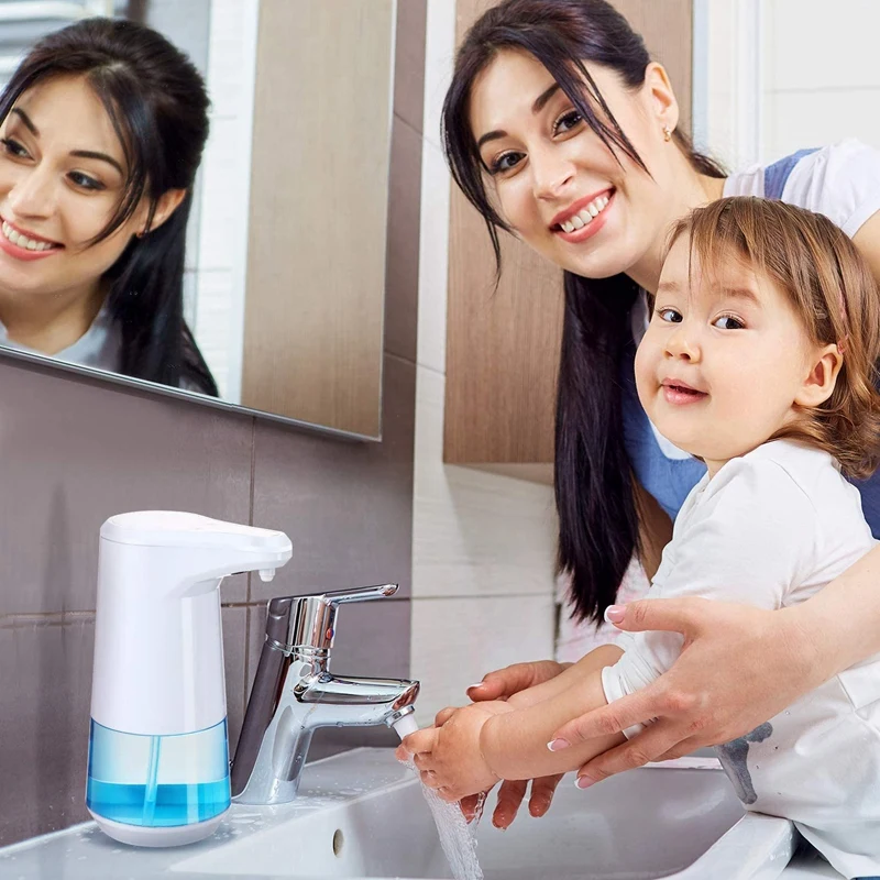 

Automatic Foam Soap Dispenser 350 Ml/ 12 Oz Touchless Battery Operated Hands-Free Infrared Sensor Soap Dispenser