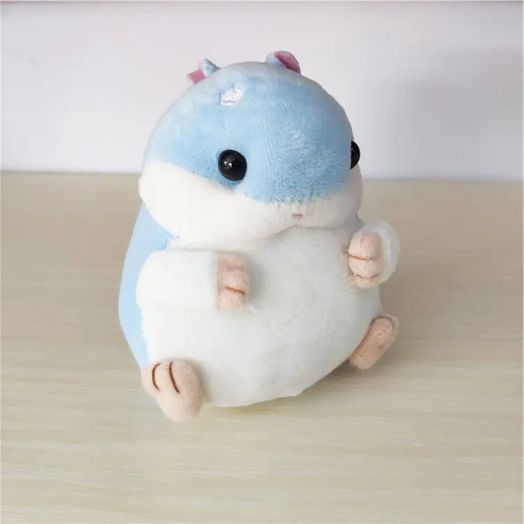

Hamster Plush Pendant Toy Doll Market Clamshell Keychain Iron Buckle 10cm 6 Kinds Toys Gift WJ05