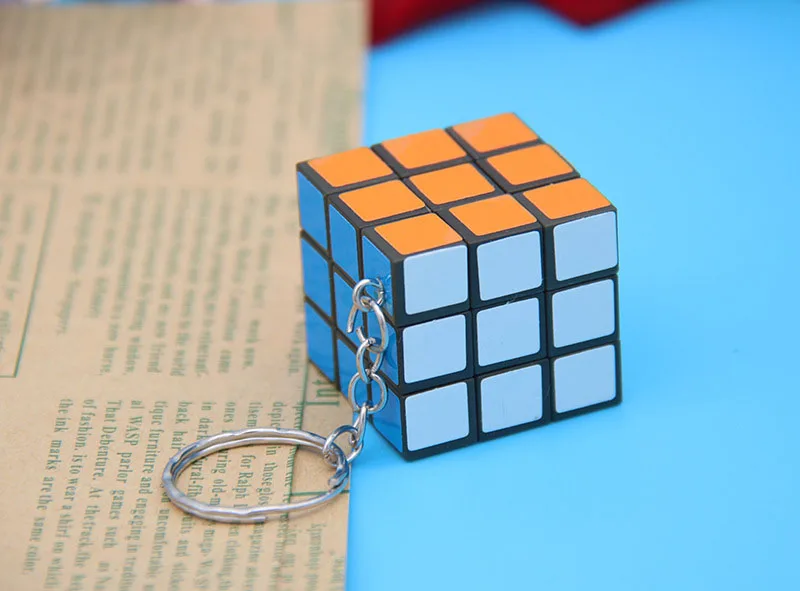 Детские Волшебные кубики брелок 3x3x3 3 см кулон Твист Головоломка игрушки для