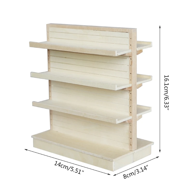 H7JB деревянный 1:12 Масштаб Кукольный домик Миниатюрные полки для супермаркета еда напитки дисплей мебель игрушки Кукольный дом Декор от AliExpress WW