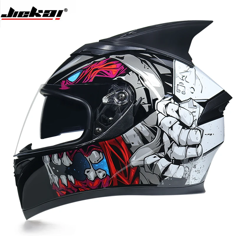 Brand new genuine JIEKAI 316 high quality full face motorcycle helmet men racing motorcycle helmet DOT capacete casqueiro casque