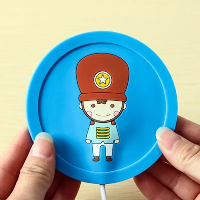 1 шт. мультяшная креативная силиконовая подставка USB электрическая изоляция для