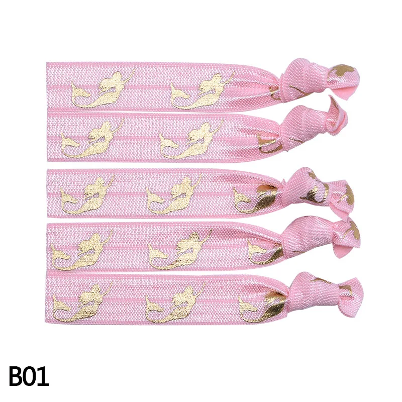 B01 Mermaid pink 10 шт. надпись «Bride Tribe» девичник волос Веревка девичник браслет с надписью "Bride To Be" племени повязка на руку для волос аксессуары для свадебного декора - Цвет: B01 Mermaid pink