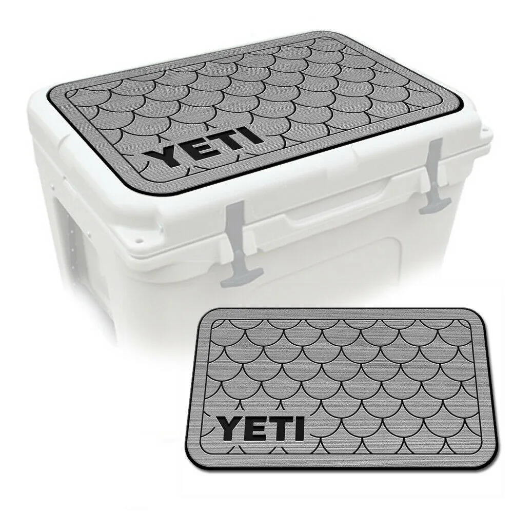 

Marine EVA Cooler Mat Pad for YETI Tundra Cooler 35/45/65 Scales Grey Over Black 6mm
