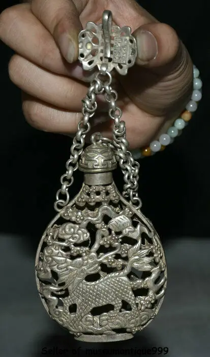3 8 авиапочту Китая (China из Miao серебра династии Феникс Kylin Qilin зверь для томатного