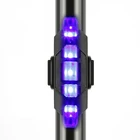 Задний фонарь для велосипеда, перезаряжаемый, 5 светодиодов, USB