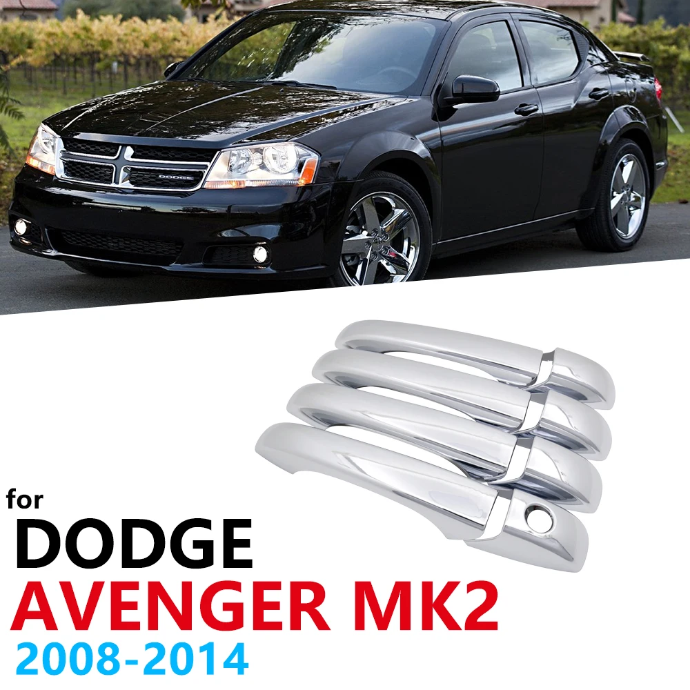Роскошная хромированная внешняя крышка ручек для Dodge Avenger GTS 2008 ~ 2014 автомобильные