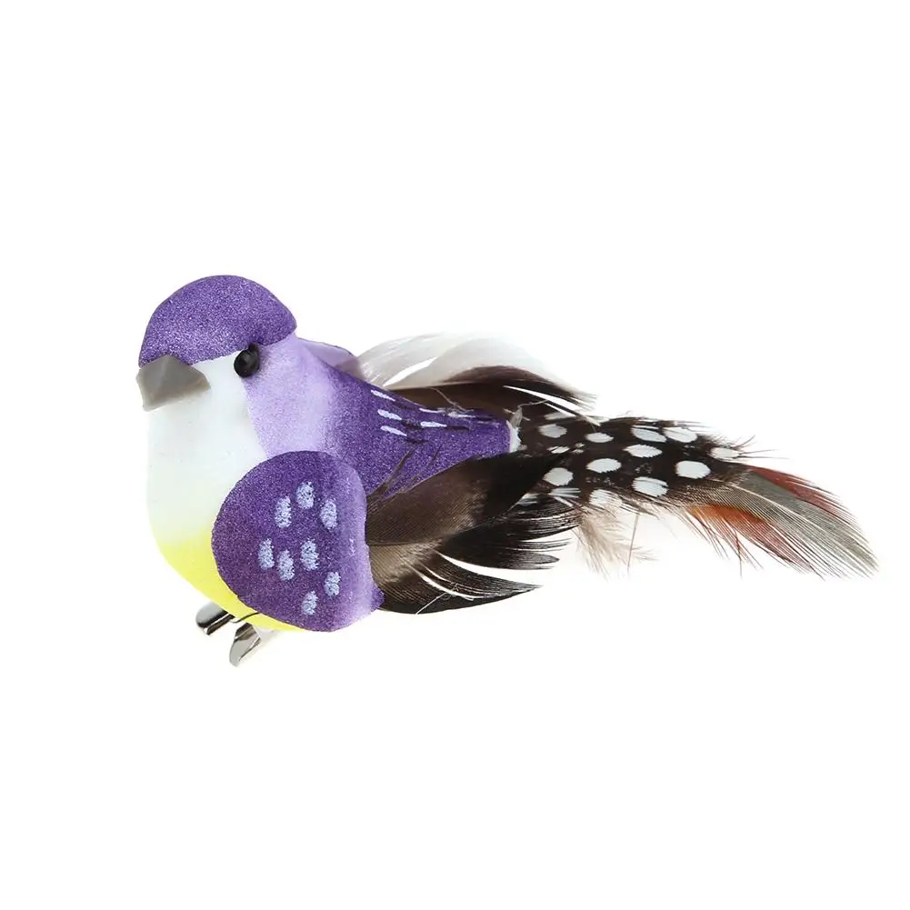 12 шт./компл. имитация перьев модели птиц искусственная пена животное свадебное