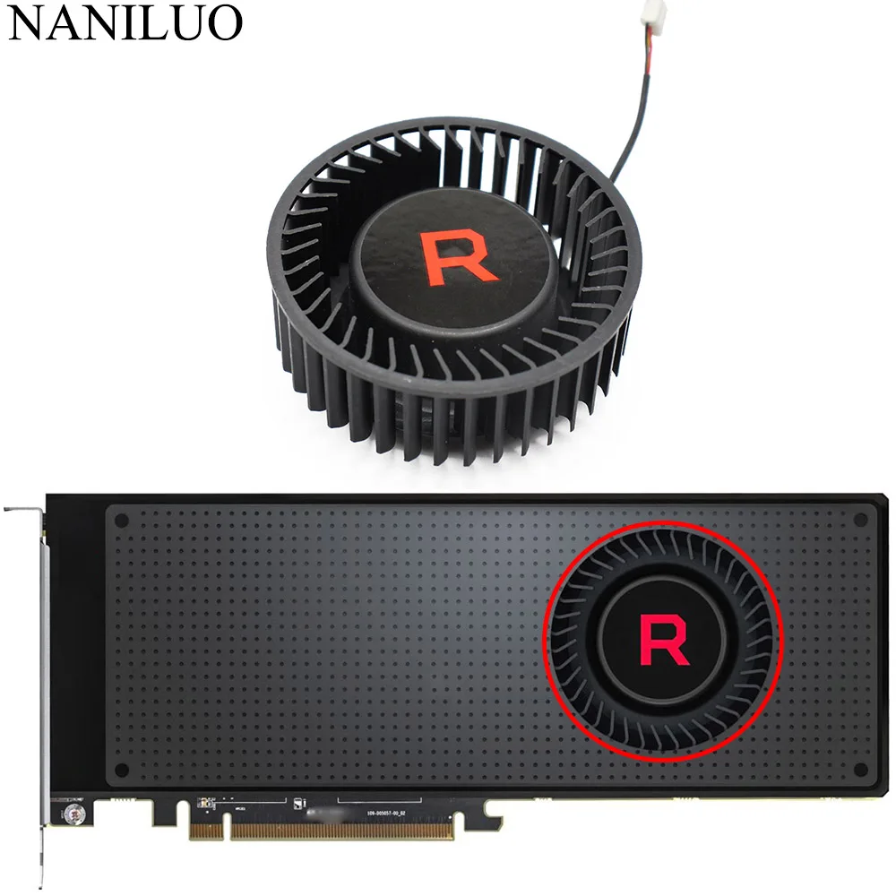 RX VEGA64 VEGA56 игровой охладитель GPU альтернативный охлаждающий вентилятор для GIGABYTE RX VEGA 64/56 GAMING OC 8G видеокарты в качестве замены