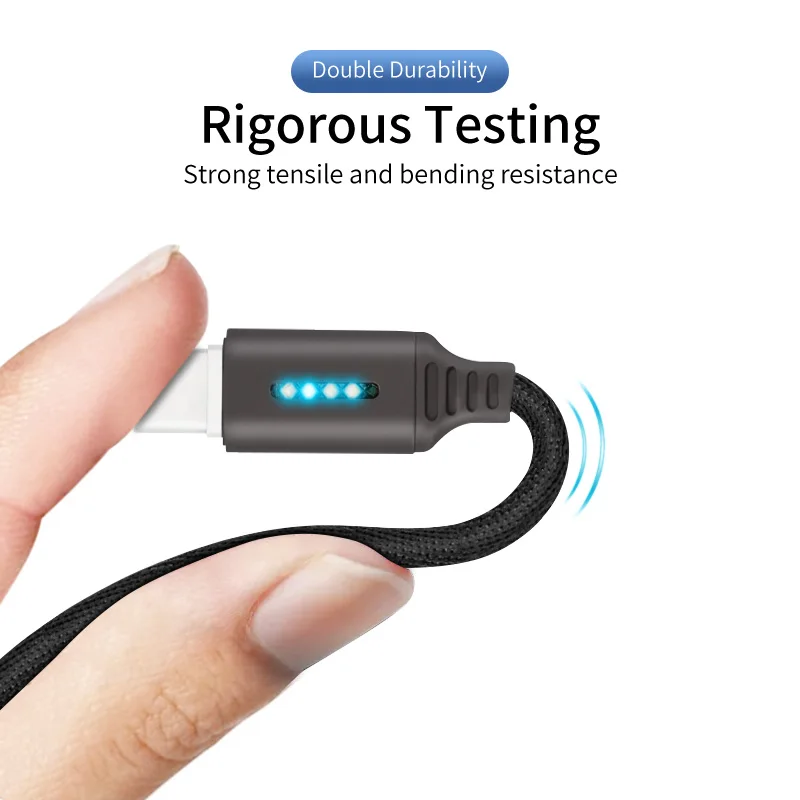 Автоматическое отключение питания USB Тип C кабель стример светильник микро Авто