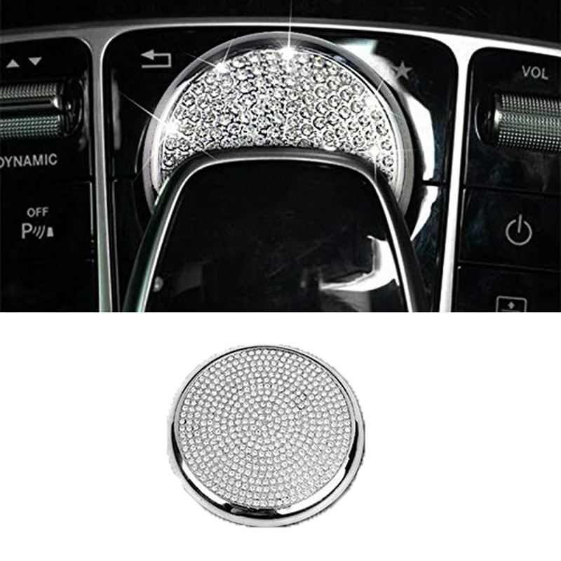 Хрустальная консоль мультимедийная кнопка крышка подходит для Benz E Class W213 E200L E300L