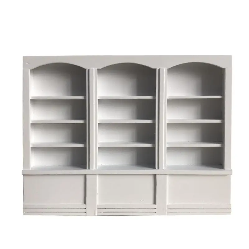 

1:12 Dollhouse Red Bookshelf Miniature Bookcase Furniture Decorative Accessories R66D