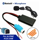 Автомобильный Bluetooth модуль AUX-in аудио адаптер + инструмент и микрофон для Alpine CD KCE-236B CDE9885 9887 9870 9872