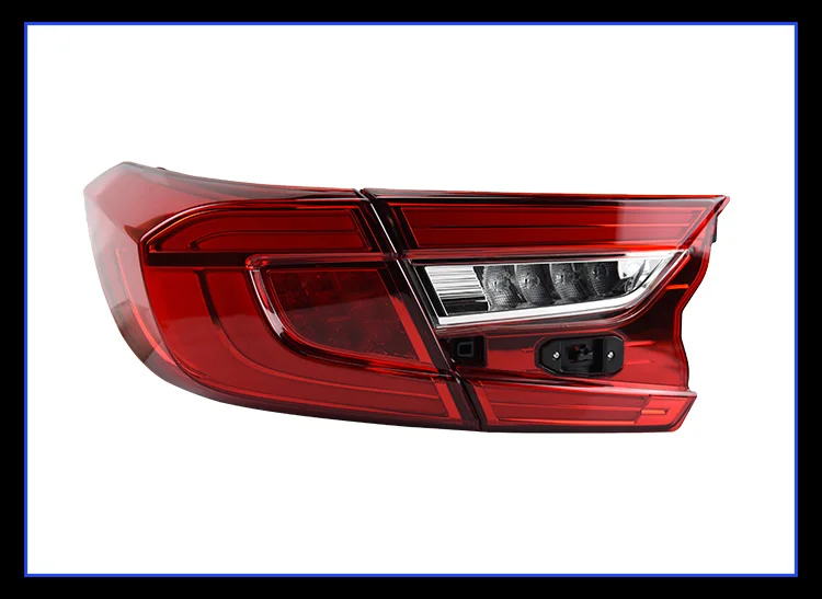 Год светодиодный задний фонарь для Honda Accord G10 X 10th Автомобильный задний фонарь светодиодный фонарь торможение свет с движущимся сигналом света