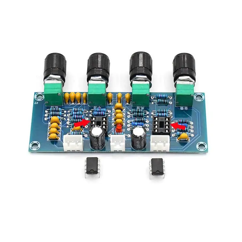 XH-A901 NE5532 Tone плата предусилителя Pre-amp с регулировкой громкости высоких басов