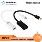Мини-порт дисплея в HDMI-совместимый кабель 4k проектор проектора телевизора DP 1,4 конвертер порта дисплея для Apple Macbook Air Pro