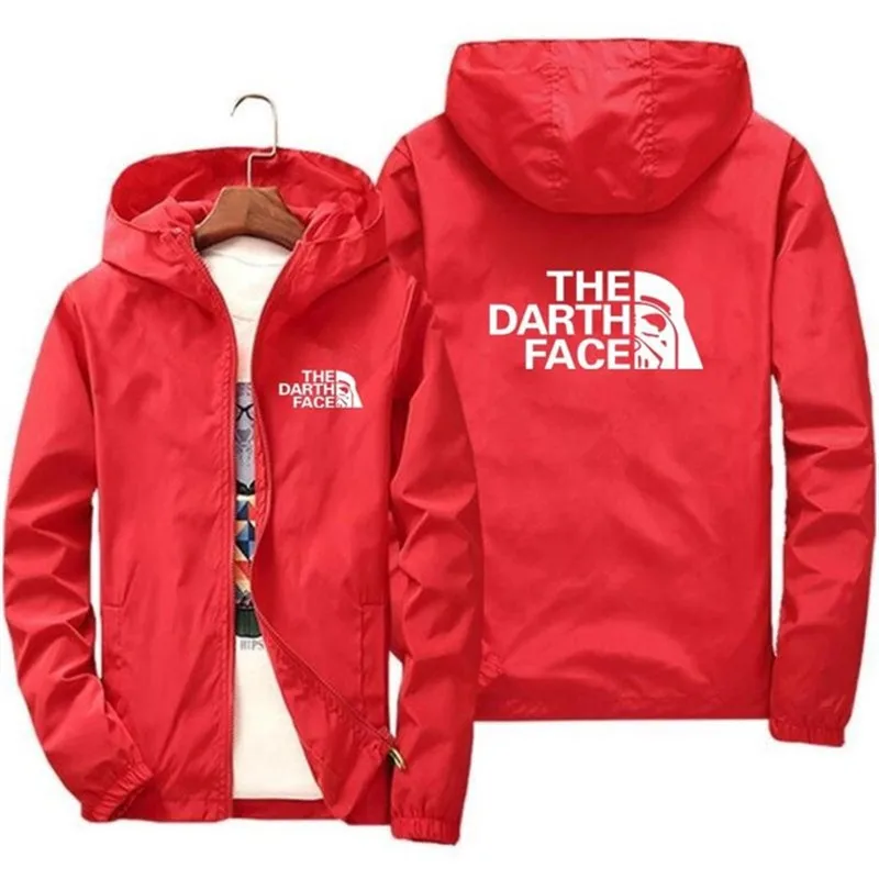 

2021 New spring and summer men's printed jacket casual Hoodie Baseball Jacket reflective zipper outdoor waterproof S--7XL