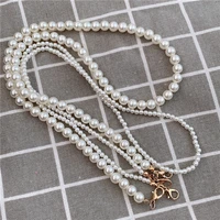 hot sale pearl mask chain holder anti lost anti drop glasses chain mask hanging chain multi purpose necklace wholesale