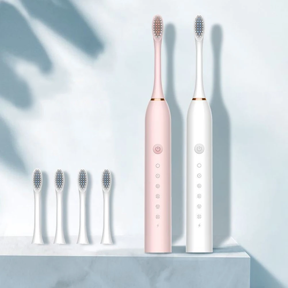 

Ultrasonic Electric Toothbrush USB Rechargeable Sonic Tooth Brush Adult Electronic Washable Whitening Relax Teeth Home Toothbruh