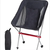 outdoor aluminum alloy portable folding chair camping beach chair outdoor moon chair