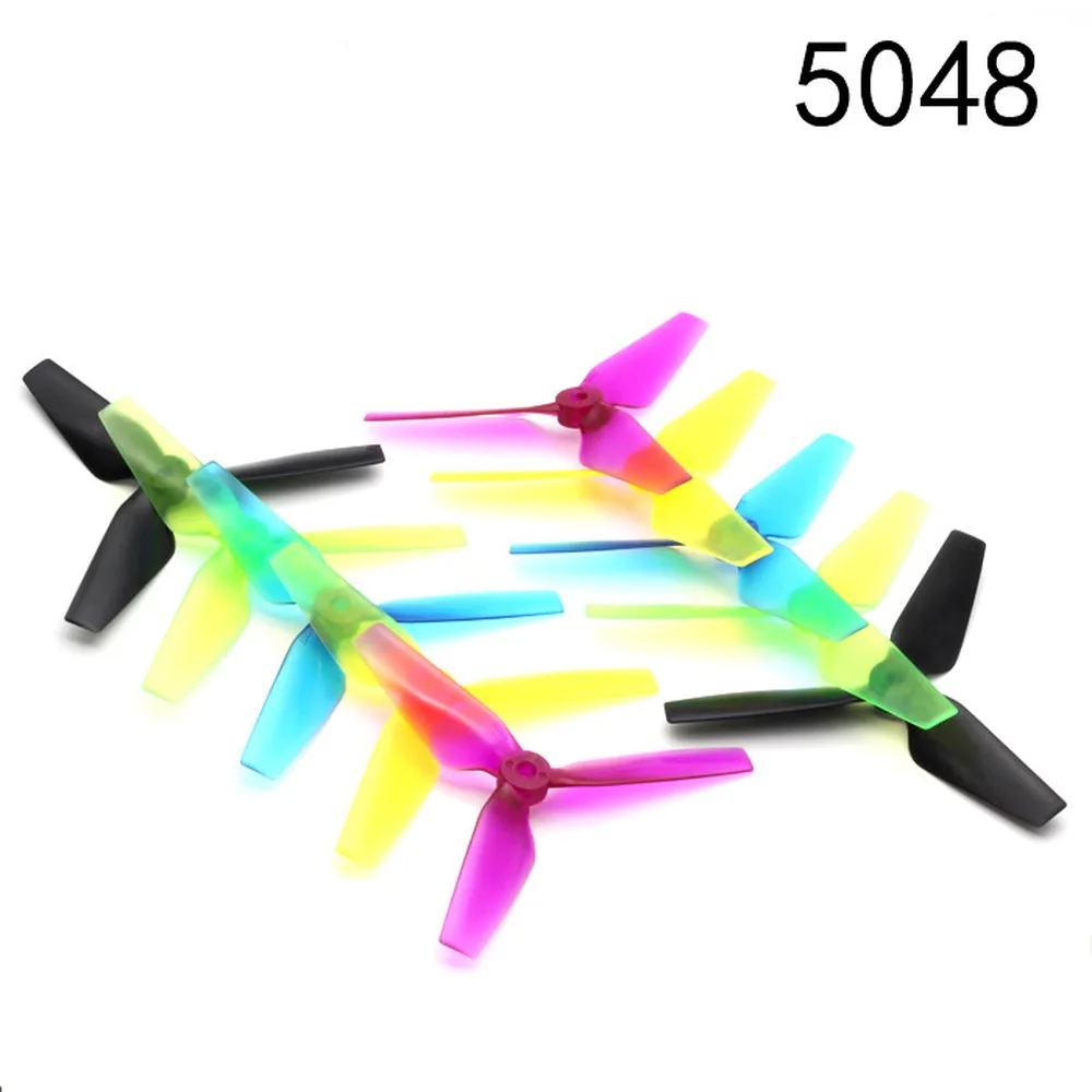 

5Pairs 5048 3-Blade Propeller 5X4.8X3 Propeller for RC Multirotor FPV Racing Freestyle 5inch Drones Replacement DIY Blade