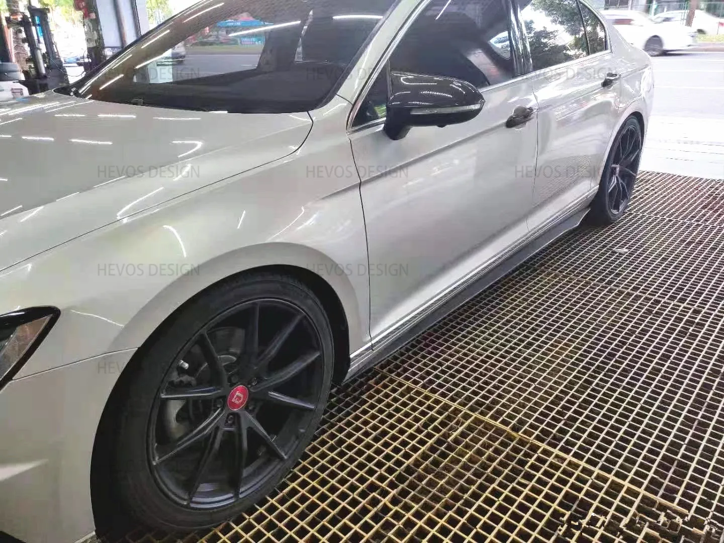 Подходит для BMW F30 f10 F32 F12 F06 боковая юбка из углеродного волокна боковой
