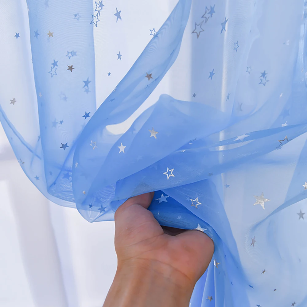

Hot Silver Stars Curtains Curtains Modern Curtains Transparent Sheer Curtains Curtains For Bedrooms