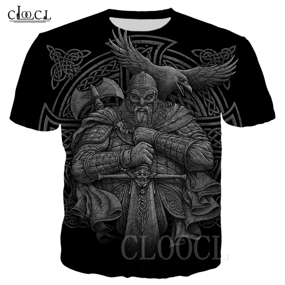 T Shirt 18 Скандинавский Викинг, тату-арт, Череп, футболка для женщин и мужчин, пираты, 3D принт, футболки, викинги, король, короткий рукав, повседневные топы, Прямая поставка - Цвет: T Shirt 18