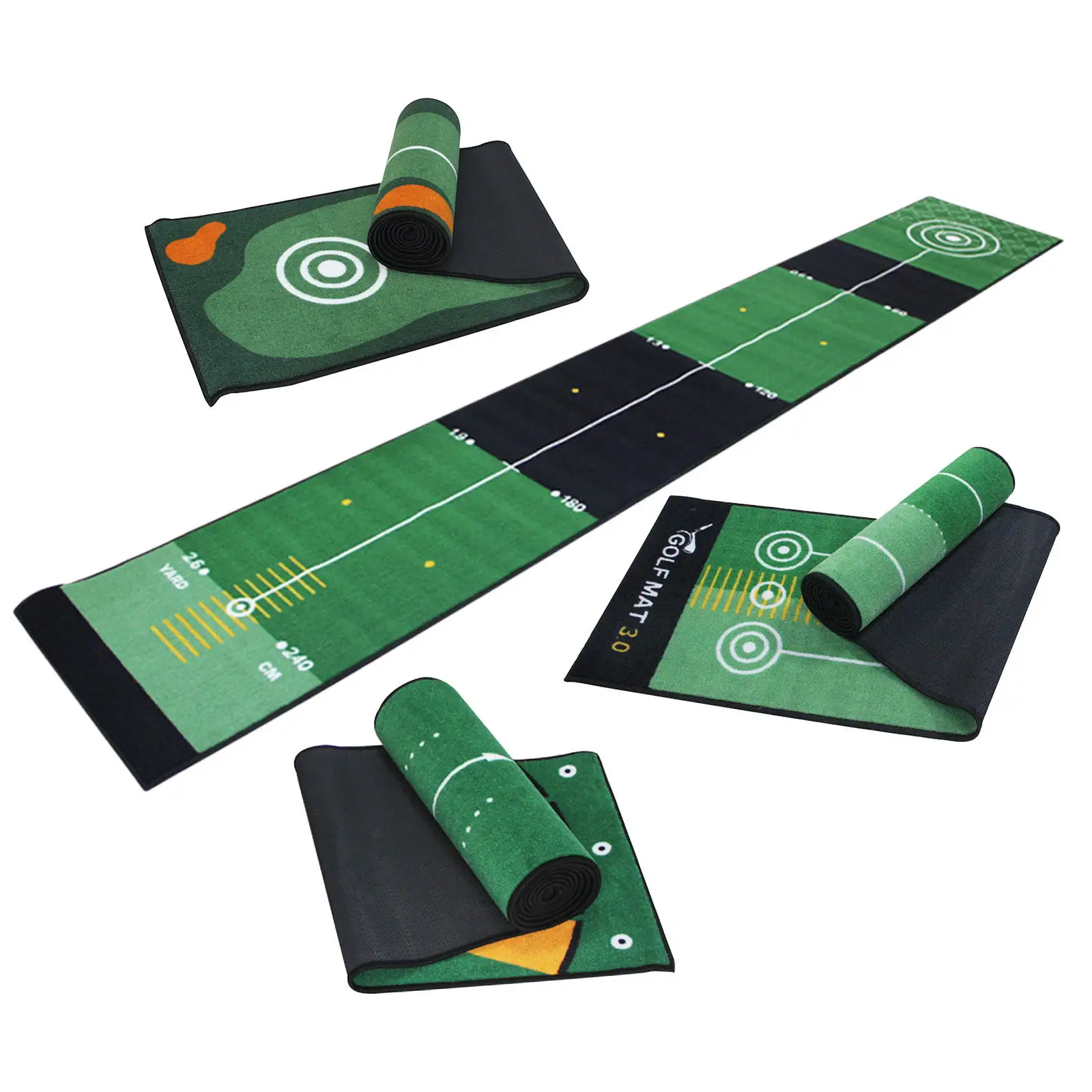 

Portable Golf Training Mat, Golf Practice Training Carpet Aid Rug for Swing Detection Batting, Game for Home, Office, Outdoor