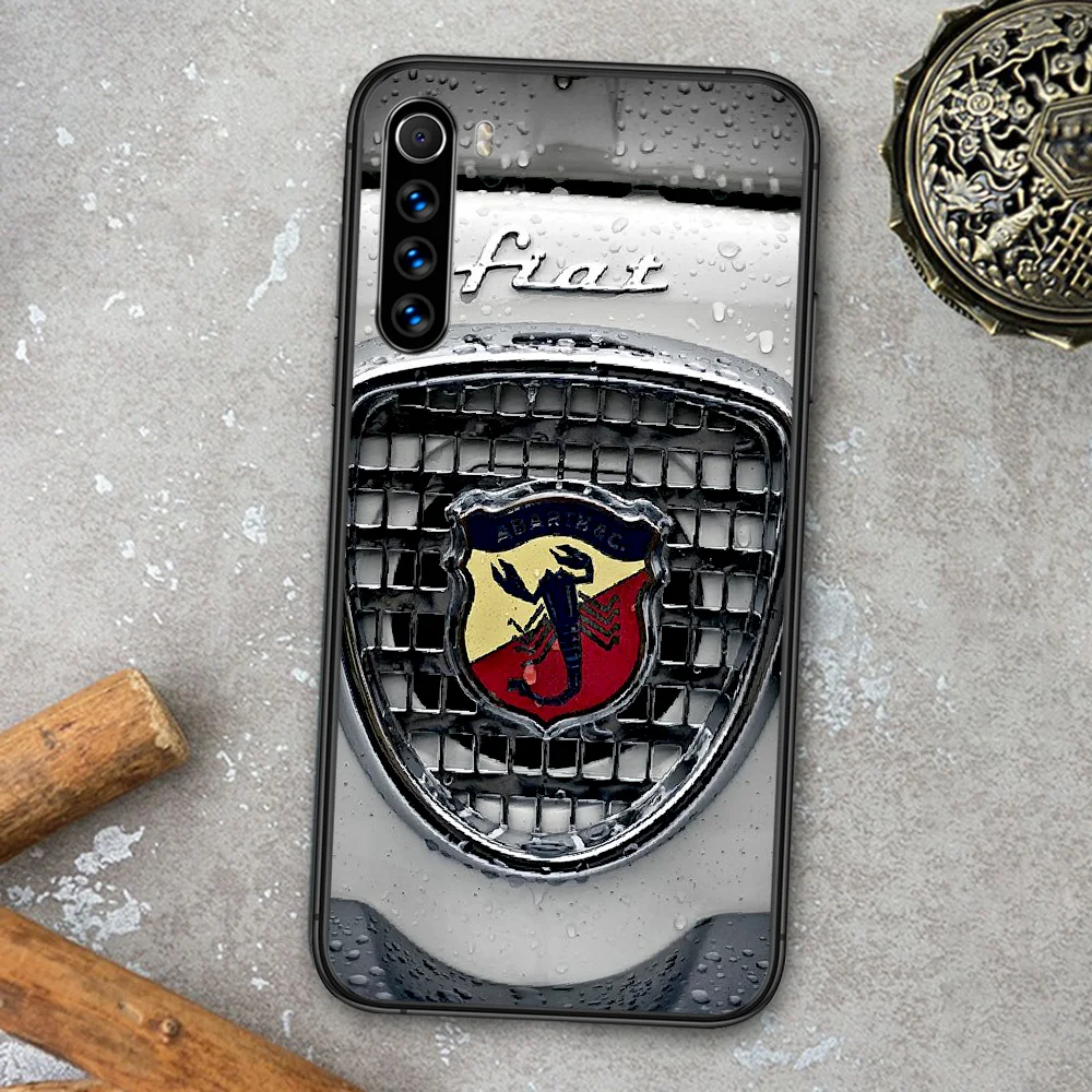 

CKarl Abarth Car Phone Case For Xiaomi Redmi Note 7 8 8T 9 9S 4X 7 7A 9A K30 Pro Ultra black Waterproof Trend Hoesjes Pretty