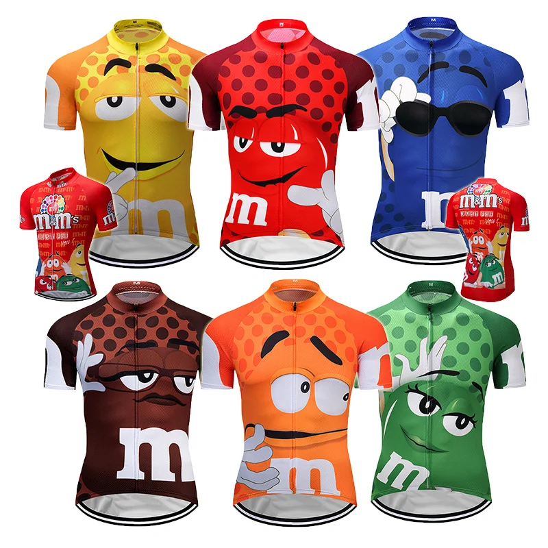 

7 colors Summer Cycling Jerseys Funny Cycling Clothing Mtb Shirt Bicycle top Shirt Short Maillot Ropa Ciclismo Bike Wear Clothes