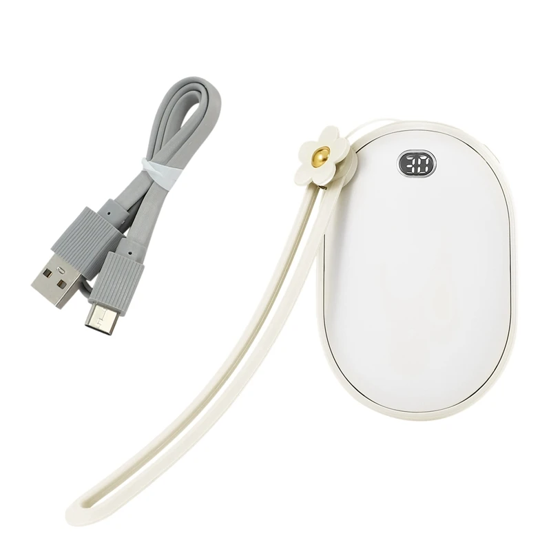 

Hand Warmer Power Bank,MINI Portable Source Hand Warming 5S Fast Heating Double Sided Fever Hand Warmer for Winter