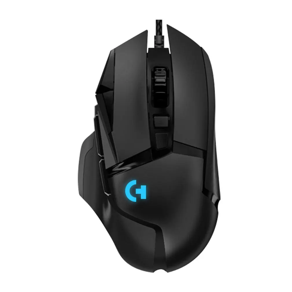 Эргономичный дизайн G502 Проводная игровая Механическая Мышь RGB мышь Anti-впитывает