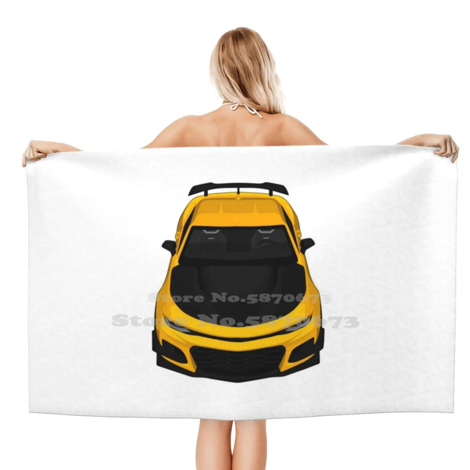 Camaro Zl1 1Le (золото) мягкое удобное банное полотенце для душа Chevrolet Chevy V8 американский