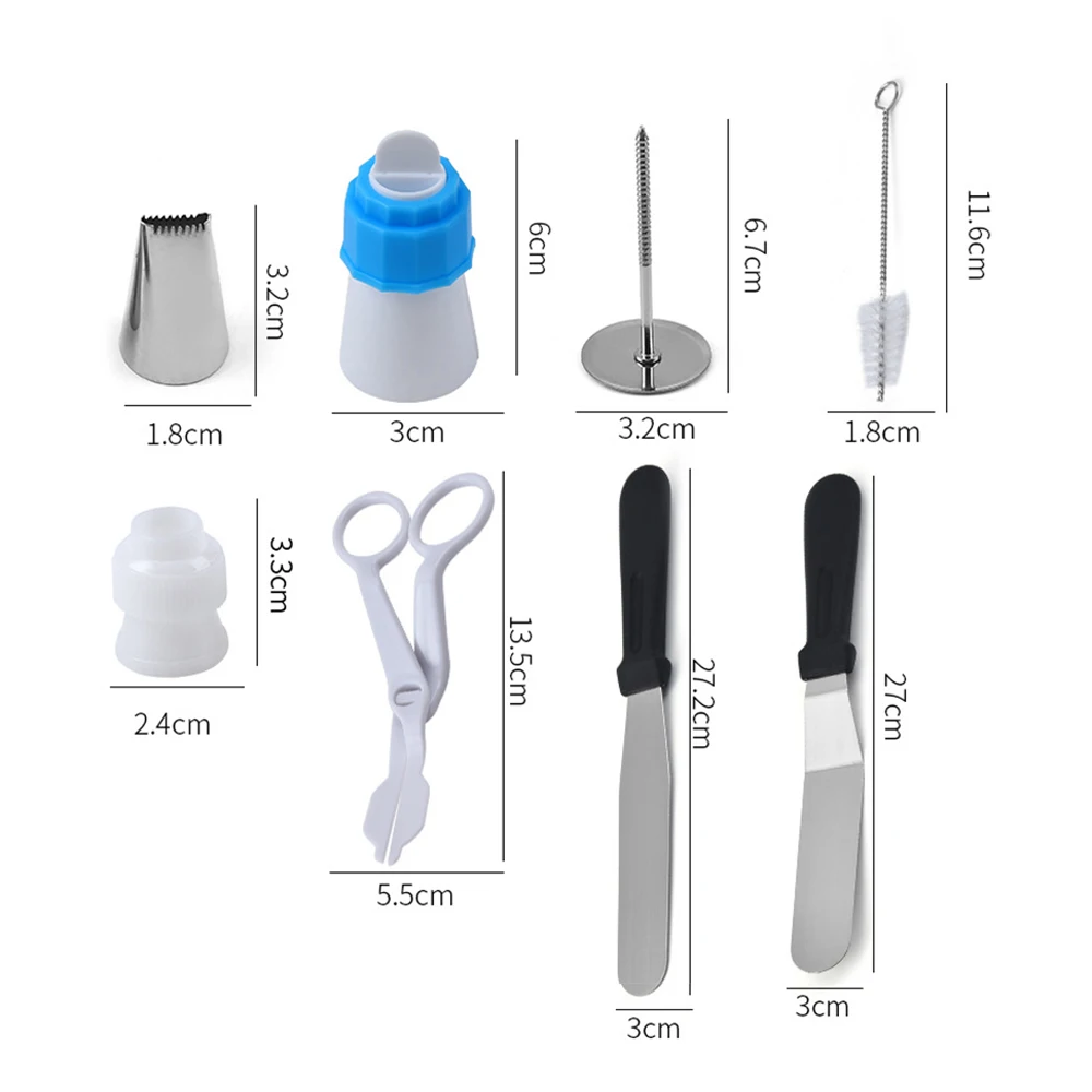 Набор инструментов для украшения тортов насадок глазирования соединители