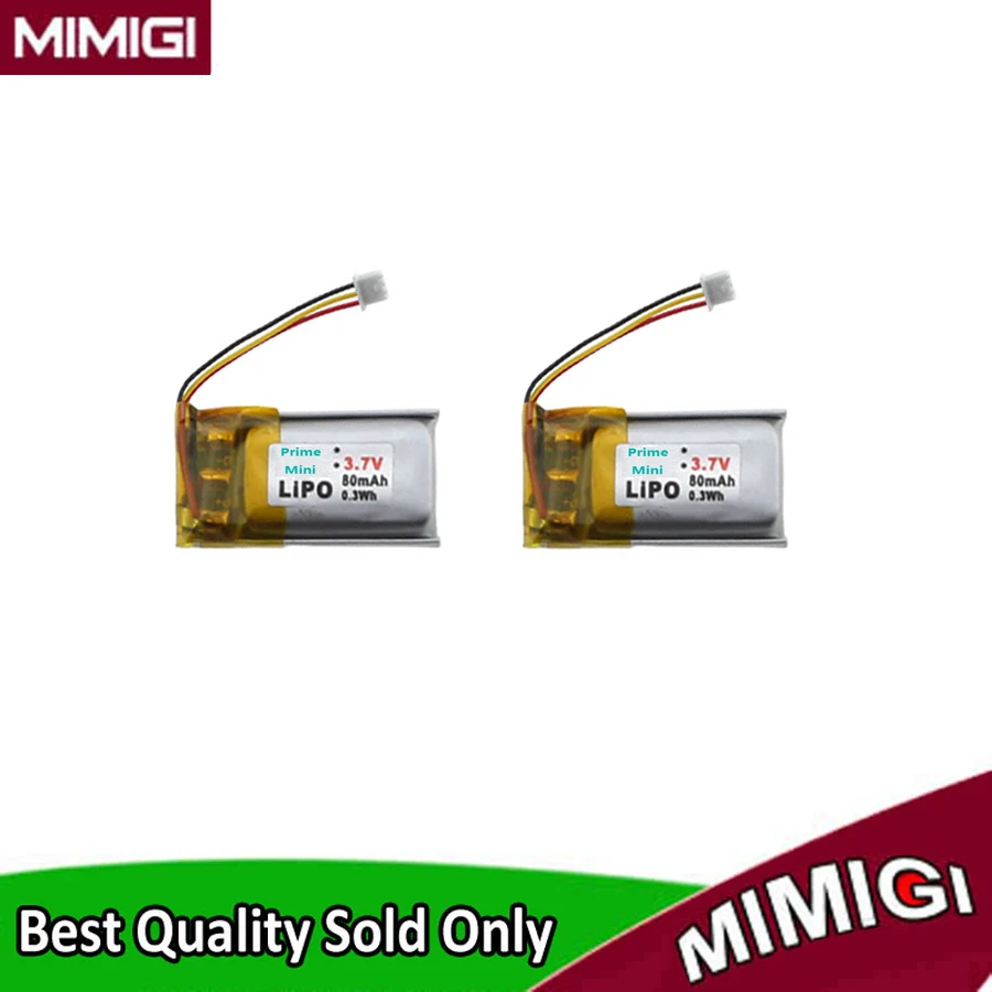 

Original Replaces 80mAh 3 Wires Plug Battery For Steelseries Prime Mini Wireless Mouse Batterie Accumulator AKKU
