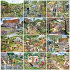 EverShine 5D алмазная живопись сделай сам, садовые бусины, вышивка, Алмазная мозаика, полная выкладка, пейзаж, вышивка крестиком, цветок, настенное искусство