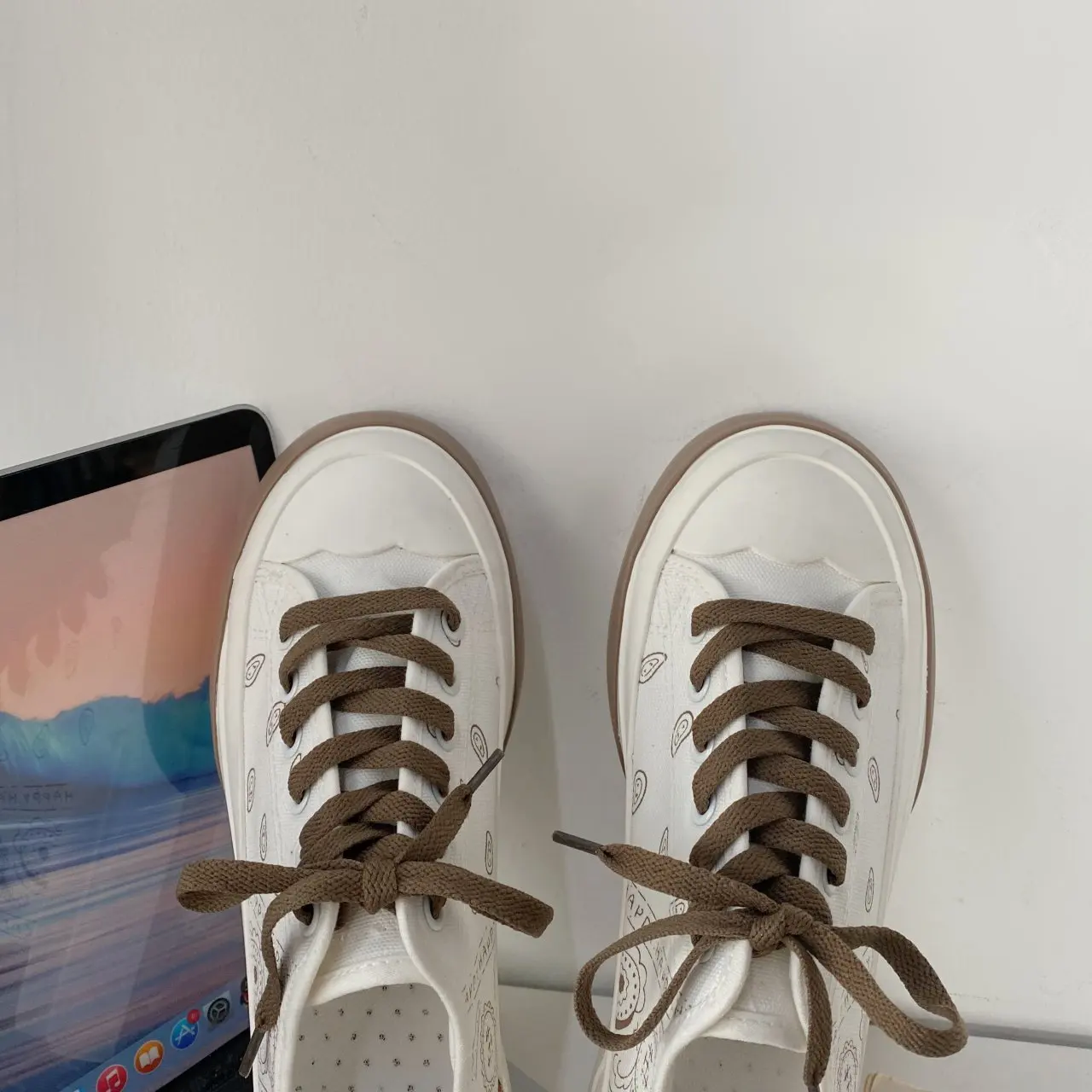 

Lovely Girl Women Chunky Design Sneakers Platform 2021 Fashion SP&AU Breathable Comfort Running Casual Board Shoes