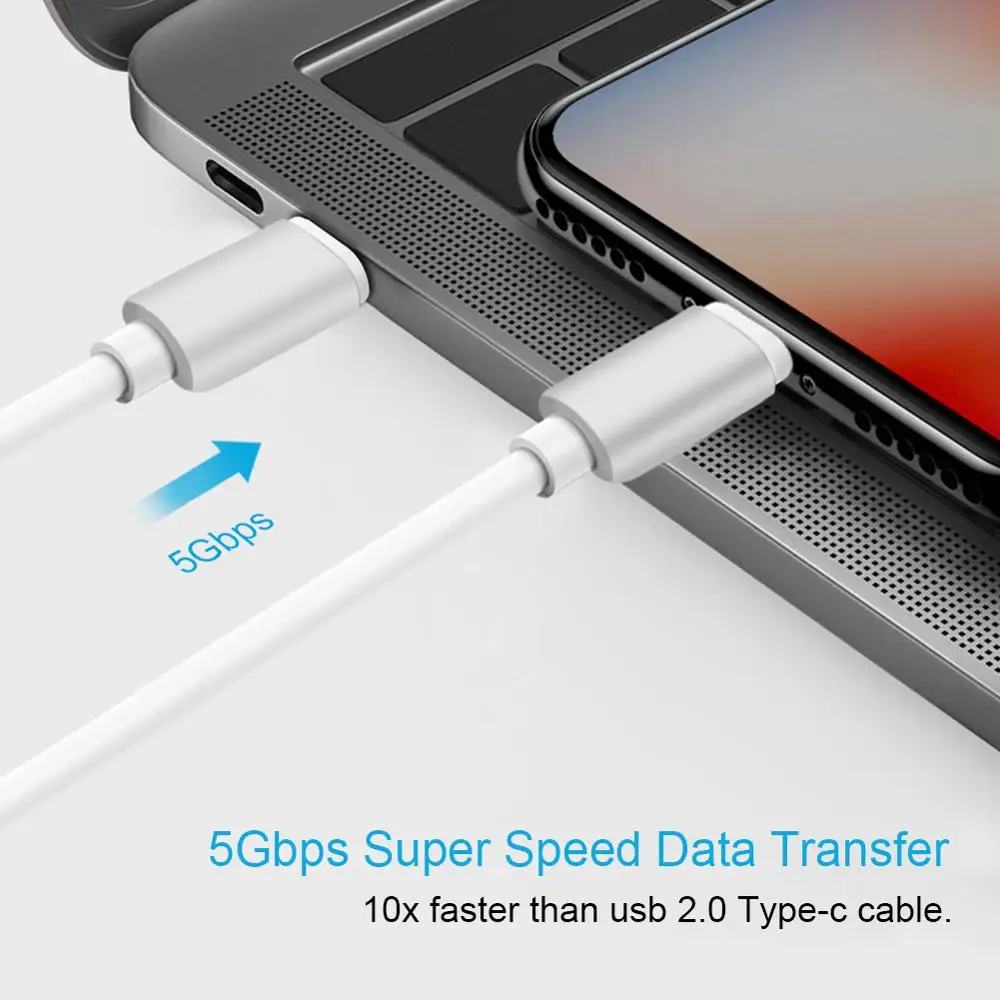 Кабель USB 2 0 type-C быстрая зарядка 5 футов совместимый с MacBook (Pro) Galaxy S9/S9 + Google Pixel 3 XL Nexus