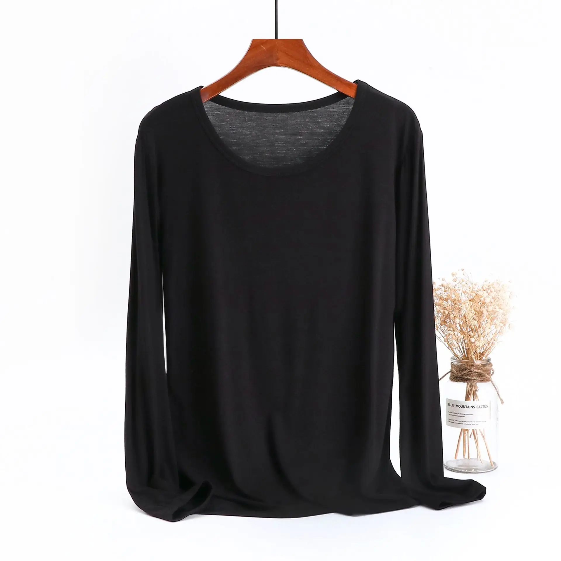 

New Korean spring and summer round neck long sleeve women's T-shirt high quality women's T-shirt for women 2020