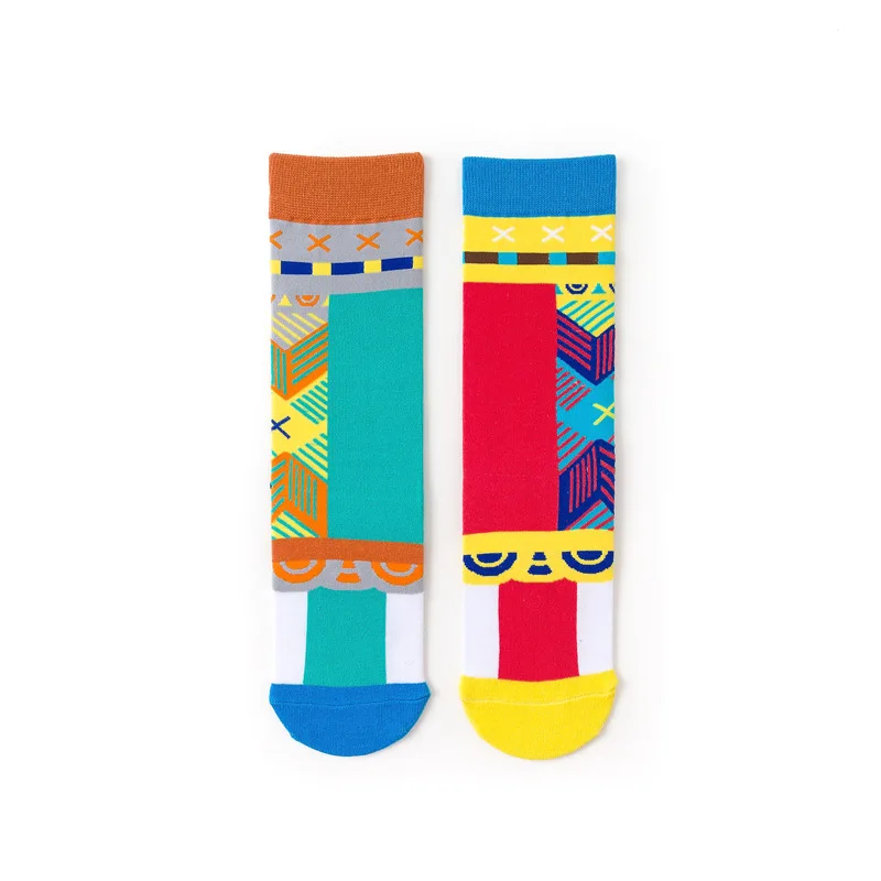 Хлопковые носки с принтом в горошек уличная мода тренд британском стиле