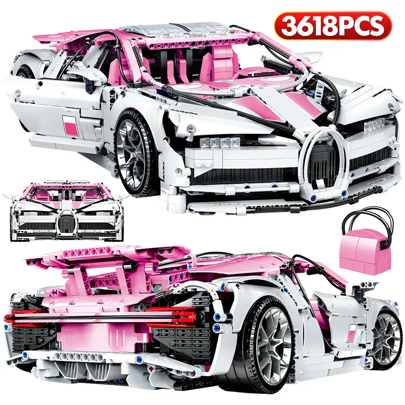 

LOZ City Mini Car Particle 1:10 Model Building Blocks Technical Bugatti racing Car Gifts Bricks education Toys For Children