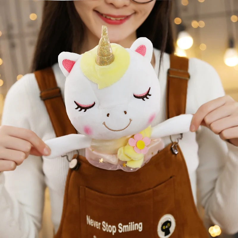 

35CM Cute Angel Wedding Decoration Unicorn Plush Toy Soft Plush Stuffed Animals Appease Dolls Children's Girls Birthday Gifts
