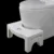 U-образная подставка для унитаза, нескользящая подставка для унитаза, вспомогательное сиденье для ванной комнаты, снимает запор, сваи 40*250*170 мм - изображение