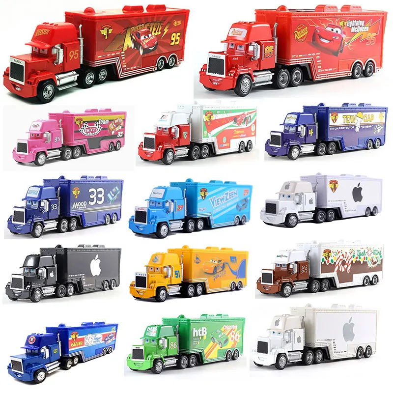 Новинка Disney Pixar Racing 2 3 игрушки Молния Маккуин Джексон шторм Майк дядюшка 1:55 модель