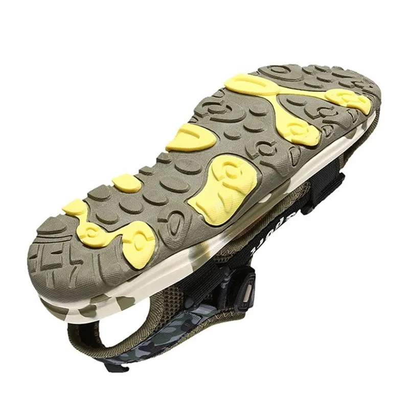 

2021 New Summer Children Sandals Closed Toe Non-slip Outdoor Kids Sandals Breathable Camouflage Fashion Boys Beach Sandals 30-37