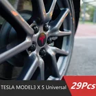 Колпачок для Tesla, модель 3 X Y S, крышка для колеса автомобиля, набор винтовых колпачков, декоративные шины, аксессуары для модификации автомобиля, эмблема, значок