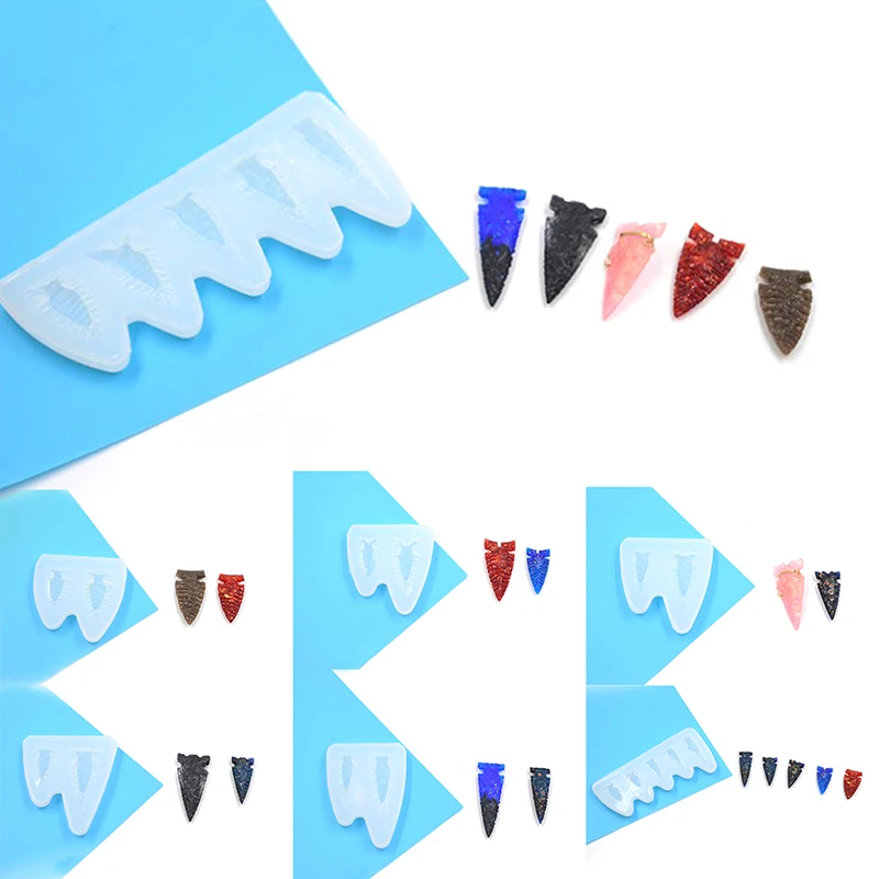 

1PCS Ancient Stone Pendant Silicon Mold DIY Handmade Epoxy Resin Mould Jewelry Craft High Quality