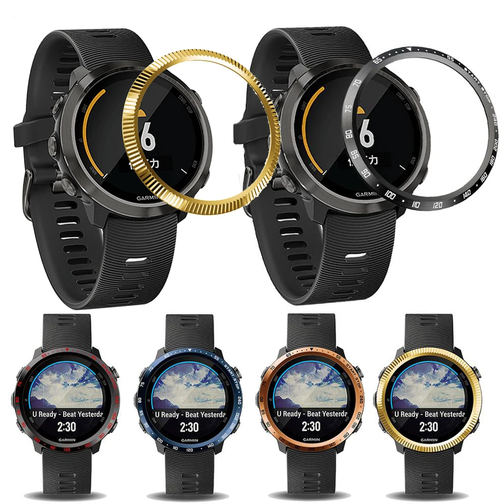 Защитный металлический чехол для смарт часов Garmin Forerunner 645 music|Смарт-аксессуары| |