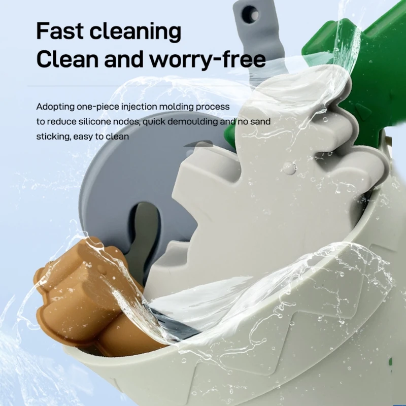 

Интерактивные пляжные игрушки D7WF для младенцев 6-12 месяцев инструмент для песка для ванны забавная игрушка Подарки для младенцев Детские пр...